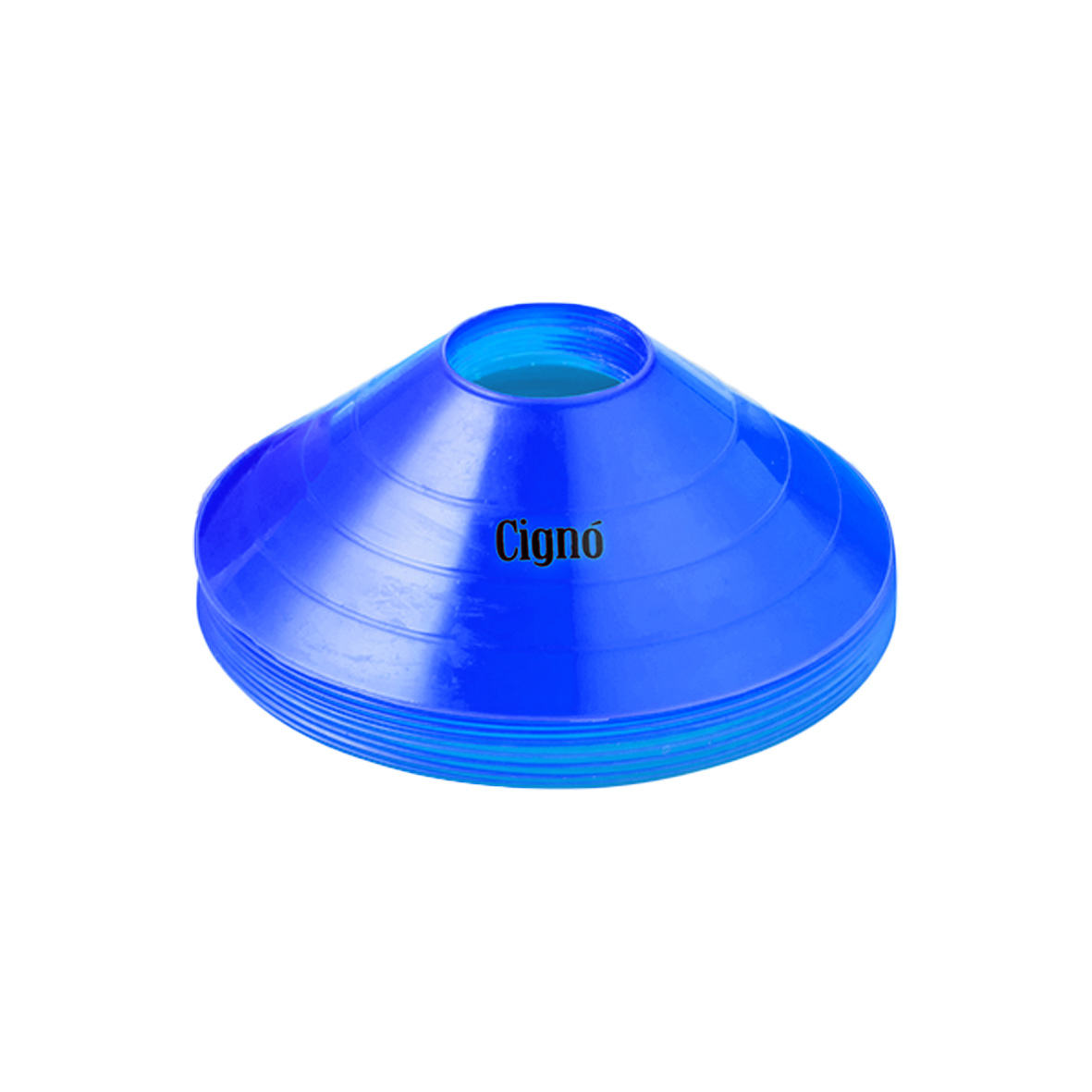 Blue Disc Cones Set 10 