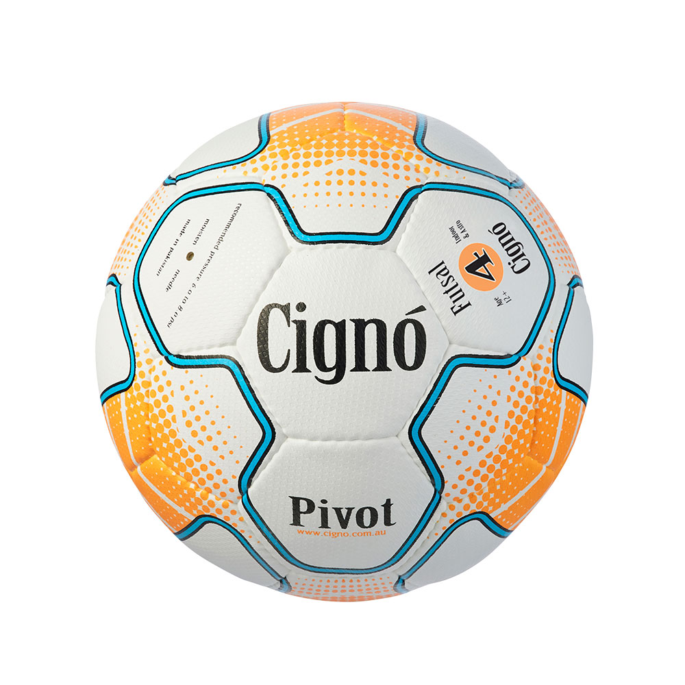 Cigno Pivot Futsal Ball Size 4 Orange/Blue 