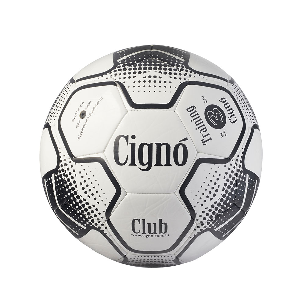 Cigno Club Training Football Size 3 White/Black