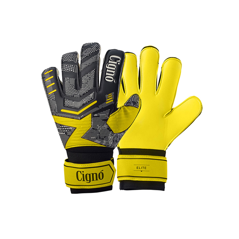 Cigno Elite Goalkeeper Gloves Yellow/Black