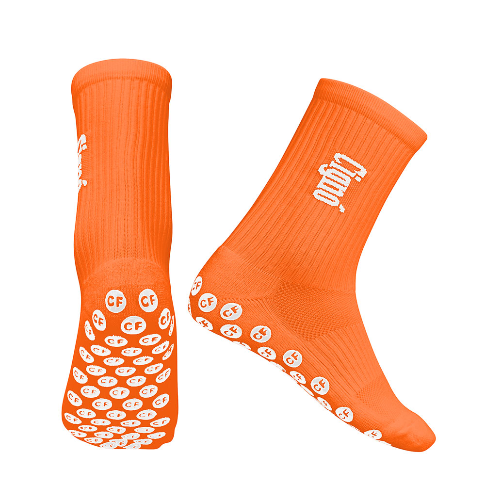 Orange Grip Socks